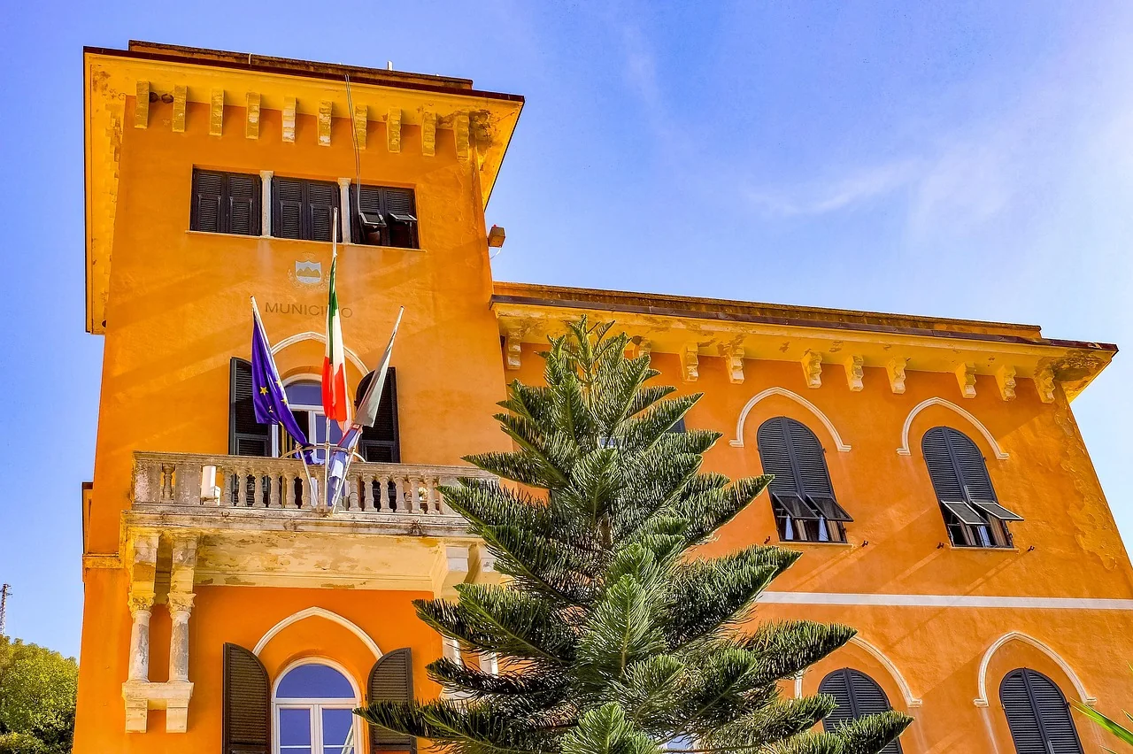Architettura del centro storico di Monterosso al Mare